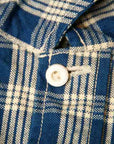 UNION SUPPLY (ユニオンサプライ)　パラカジャケット　US13487　"PALAKA CHECK SHIRT BLOUSE"　ネイビー・ワンウォッシュ