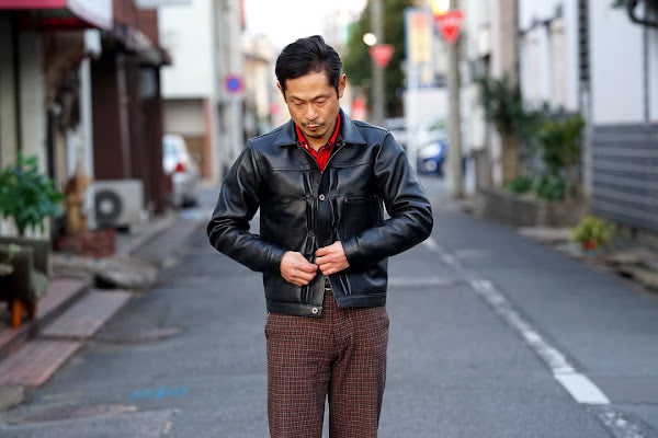 JELADO (ジェラード)　レザージャケット　JP94409　"44 Leather Jacket"　ブラック