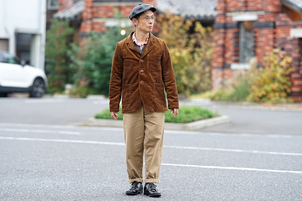 Dapper's (ダッパーズ)　レザーキャスケット　1669　"40’s Style Classic Horsehide Leather Casquette"　R.ブラック (ブラウンベース)