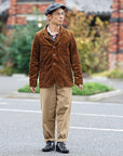 Dapper's (ダッパーズ)　レザーキャスケット　1669　"40’s Style Classic Horsehide Leather Casquette"　R.ブラック (ブラウンベース)