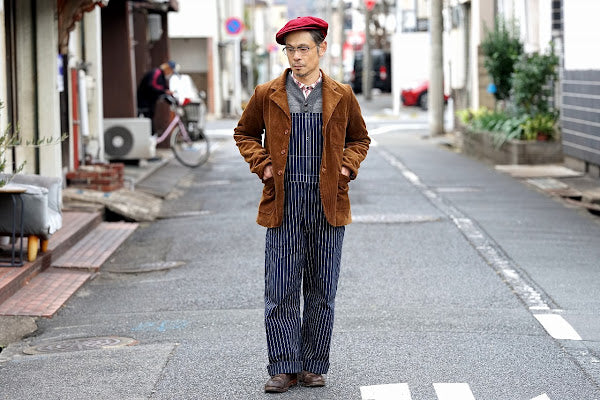 WARE HOUSE (ウエアハウス)　長袖プルオーバーシャツ　3050　"1900'S COLORED BODIES SHIRTS (ROUND COLLAR)"　レッド