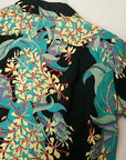 SUN SURF (サンサーフ)　長袖ハワイアンシャツ　SS28016　"KAHILI GINGER"　ブラック