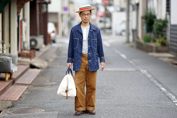 ADJUSTABLE COSTUME (アジャスタブルコスチューム)　ボーターハット (カンカン帽)　AHT-007　"Panama Boater Hat"　トリコロール