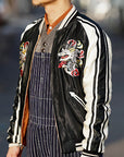 DELUXEWARE (デラックスウエア)　長袖シャツ　LV-21　"THROUGH STRIPE"　RD.オレンジ