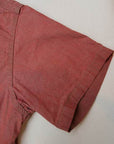 DELUXEWARE (デラックスウエア)　半袖ワークシャツ　RDDX-02S　"RED CHAMBRAY"　レッド