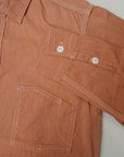 TCB (ティーシービー)　ワークシャツ　"Catlight Shirts"　コバート・レッドシャンブレー