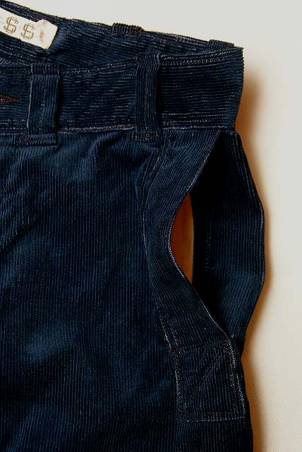 JOHN GLUCKOW (ジョン・グラッコウ)　ワークパンツ　JG63343　"Net Maker's Trousers"　コーデュロイ・ミッドナイト