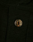 DALEE'S (ダリーズ)　6分袖ヘンリーネックTシャツ　"Rail Nit (レイルニット)"　...RAIL ROAD KNIT　ブラック