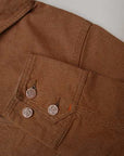 TCB (ティーシービー)　カバーオール　"Tabby's Jacket"　ブラウンデニム