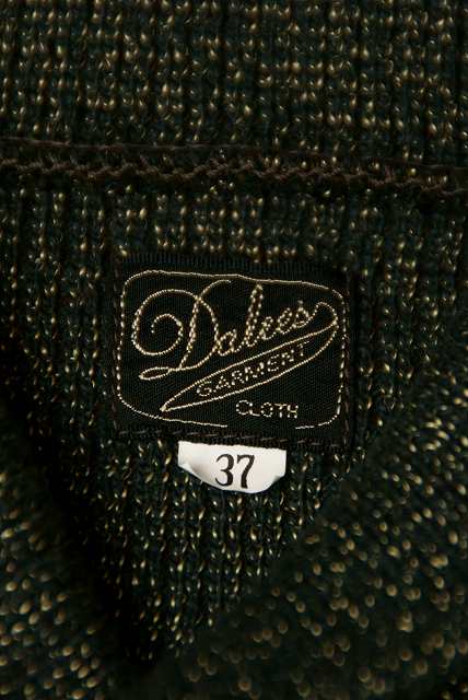 DALEE'S (ダリーズ)　ショールカラーニット　"Singer Knit (シンガーニット)"　...20s Singer Knit　ブラック