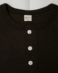WARE HOUSE (ウエアハウス)　ヘンリーネック・Tシャツ　4601　スミクロ