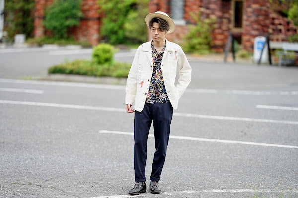 SUGAR CANE (シュガーケーン)　9oz.ツイル・ワークコート　SC15506　"1920's CARTOON WORK COAT"　ナチュラル・ワンウォッシュ