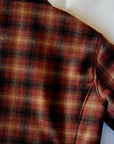 DELUXEWARE (デラックスウエア)　シェットランドウールジャケット　DX111　"50s WOOL JACKET"　レッド