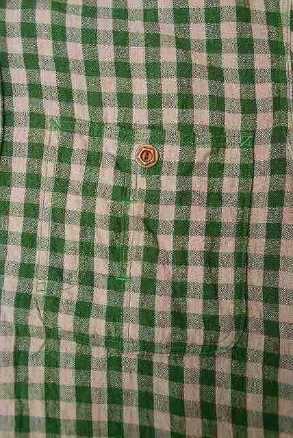JELADO (ジェラード)　長袖ワークシャツ　JP51104　"Railroader Shirts (レイルローダーシャツ)"　グリーン