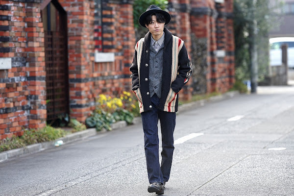 Dapper's (ダッパーズ)　クラシカルワイドブリムハット　1221　"Classic Rabbit Fur Hat"　ブラック