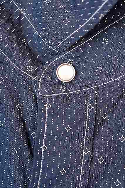 JELADO (ジェラード)　長袖ウエスタンシャツ　JP71104　"Round up shirt (ラウンドアップシャツ)"　オールドネイビー