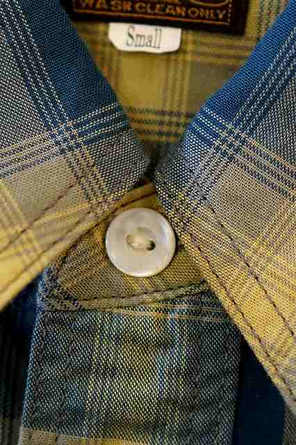 DELUXEWARE (デラックスウエア)　長袖シャツ　LV-28　"60s CHECK PATTERN"　ネイビー