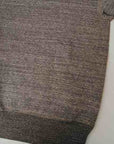 GREMEN & Vill.Eight (グレメン&ビルエイト)　スウェット　FLATLOCK-100　"FLATLOCK SEAM"　VIN. 黒杢グレー