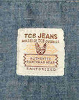 TCB (ティーシービー)　シャンブレー・ウエスタンシャツ　"Ranchman Shirt"　インディゴ・ワンウォッシュ