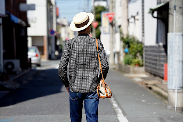 JELADO (ジェラード)　長袖ワークシャツ　AG81121　"Ellis (エリス)"　ブラックウォバッシュ