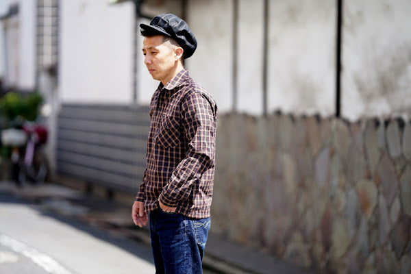 DALEE'S (ダリーズ)　長袖シャツ　"Romani (ロマーニ)"　...30s Boxy line shirt　マドラス
