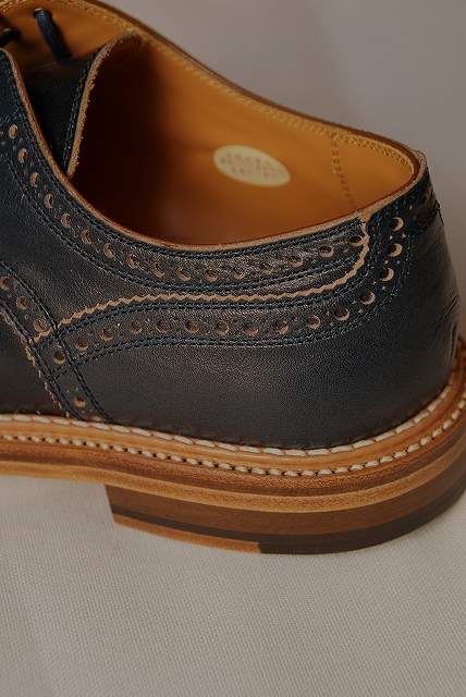 JELADO (ジェラード)"ANTIQUE GARMENTS" × RHYTHM FOOTWEAR (リズムフットウエア)　ウィングチップシューズ　AG21901　"Harlem"　オールドネイビー