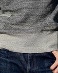 Dapper's(ダッパーズ)　ハーフジップスウェット　1660　"Classical Two Way Neck Half Zip Sweat Special Sewing Model"　ヘザーグレー