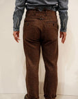 Dapper's (ダッパーズ)　ハイバックトラウザース　1600　"Classical Narrow Trousers Type Hi-Back"　ブリック/ブラック・クラシックチェック