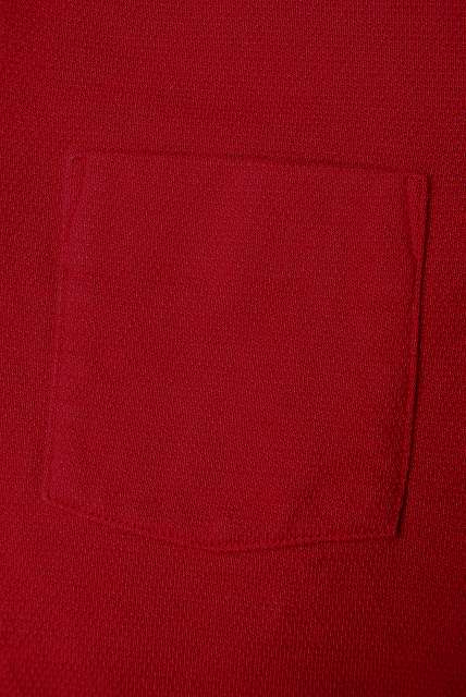 DALEE'S (ダリーズ)　6分袖ヘンリーネックTシャツ　"Rail Nit (レイルニット)"　...RAIL ROAD KNIT　レッド
