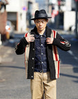 Dapper's (ダッパーズ)　クラシカルワイドブリムハット　1221　"Classic Rabbit Fur Hat"　ブラック