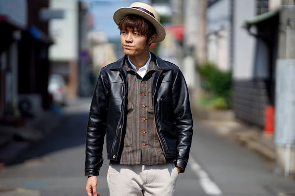 JELADO (ジェラード)　レザージャケット　JP94409　"44 Leather Jacket"　ブラック