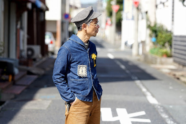 TCB (ティーシービー)　デニムワークジャケット　"SEAMENS Jumpers"　ワンウォッシュ