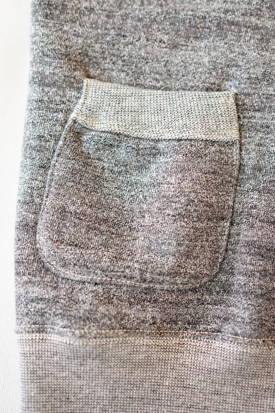 Dapper's(ダッパーズ)　ハーフジップスウェット　1660　"Classical Two Way Neck Half Zip Sweat Special Sewing Model"　ヘザーグレー