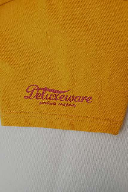 DELUXEWARE (デラックスウエア)　半袖Tシャツ　BRG-00A1　"LEGIT QUALITY"　US.イエロー