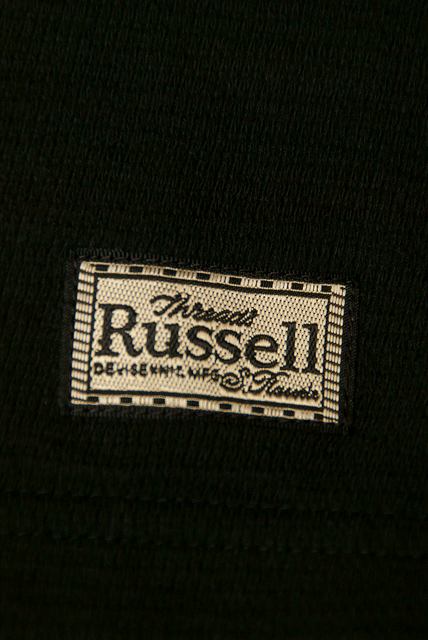 DALEE'S (ダリーズ)　6分袖ヘンリーネックTシャツ　"Rail Nit (レイルニット)"　...RAIL ROAD KNIT　ブラック