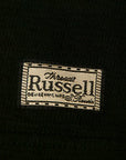 DALEE'S (ダリーズ)　6分袖ヘンリーネックTシャツ　"Rail Nit (レイルニット)"　...RAIL ROAD KNIT　ブラック