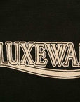 DELUXEWARE (デラックスウエア)　長袖サーマルTシャツ　MILC-04　"DELUXE"　ブラック
