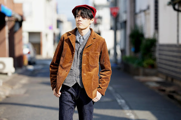 ADJUSTABLE COSTUME (アジャスタブルコスチューム)　キャスケット　AC-097　"20's Style Casquette"　ワイン