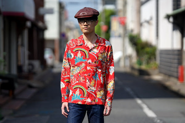 Dapper's (ダッパーズ)　レザーキャスケット　1515　"40’s Style Classic Horsehide Leather Casquette"　ブラウン