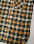DELUXEWARE (デラックスウエア)　長袖シャツ　LV-17　"THROUGH BLC CHECK"　BLC.イエロー