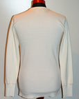 SUGAR CANE (シュガーケーン)　長袖ヘンリーネックTシャツ　SC68351　"HEAVY COTTON HENLEY T-SHIRT"　ホワイト