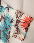 KEONI OF HAWAII (ケオニオブハワイ) by SUN SURF (サンサーフ)　半袖ハワイアンシャツ　SS38466　"GAUGUIN WOODCUT III"　オフホワイト