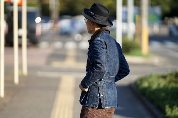 Dapper's (ダッパーズ)　クラシカルワイドブリムハット　1221　"Classic Rabbit Fur Hat"　ブラック
