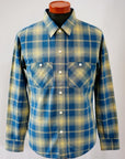DELUXEWARE (デラックスウエア)　長袖シャツ　LV-28　"60s CHECK PATTERN"　ネイビー