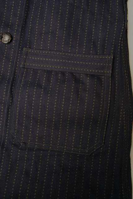 DALEE'S (ダリーズ)　ショップコート　"Union.Coat (ユニオンコート)"　...1920s SHOP COAT　ダーク・ウォバッシュストライプ
