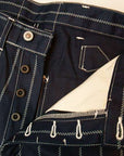 Dapper's (ダッパーズ)　ワークパンツ　1270　"Classical Railroader Work Pants"　インディゴウォバッシュ・ロープストライプ