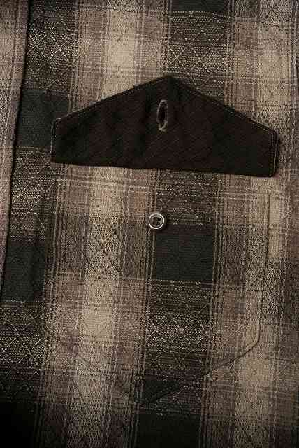 DALEE'S (ダリーズ)　フランネルシャツ　"Amond (アモンド)"　...20s ENBROID SHIRT　IM.ブラック