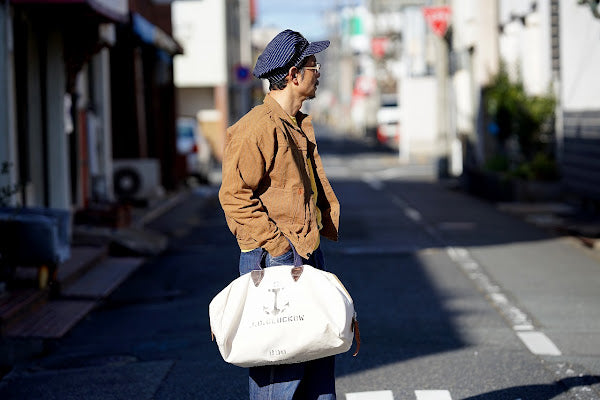 John Gluckow (ジョン・グラッコー)　セーラーズ・トランジット・バッグ　JG-B03　"Sailor's Transit Bag"　キナリ