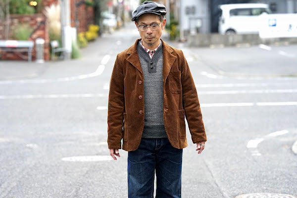 Dapper's (ダッパーズ)　ワークテーラードジャケット　1744　"Classical 3Button Work Tailored Jacket"　キャメル
