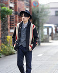 Dapper's (ダッパーズ)　クラシカルワイドブリムハット　1221　"Classic Rabbit Fur Hat"　ブラック